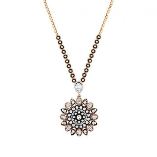 Brillantring zus. ca. 3,27 ct. Diamant-Baguette-Halskette